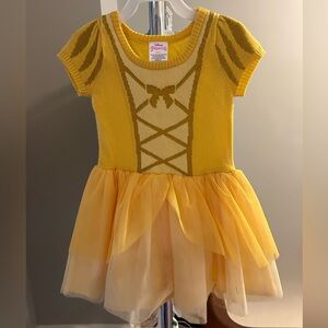 Disney Princess Belle sweater dress size 3, tulle skirt